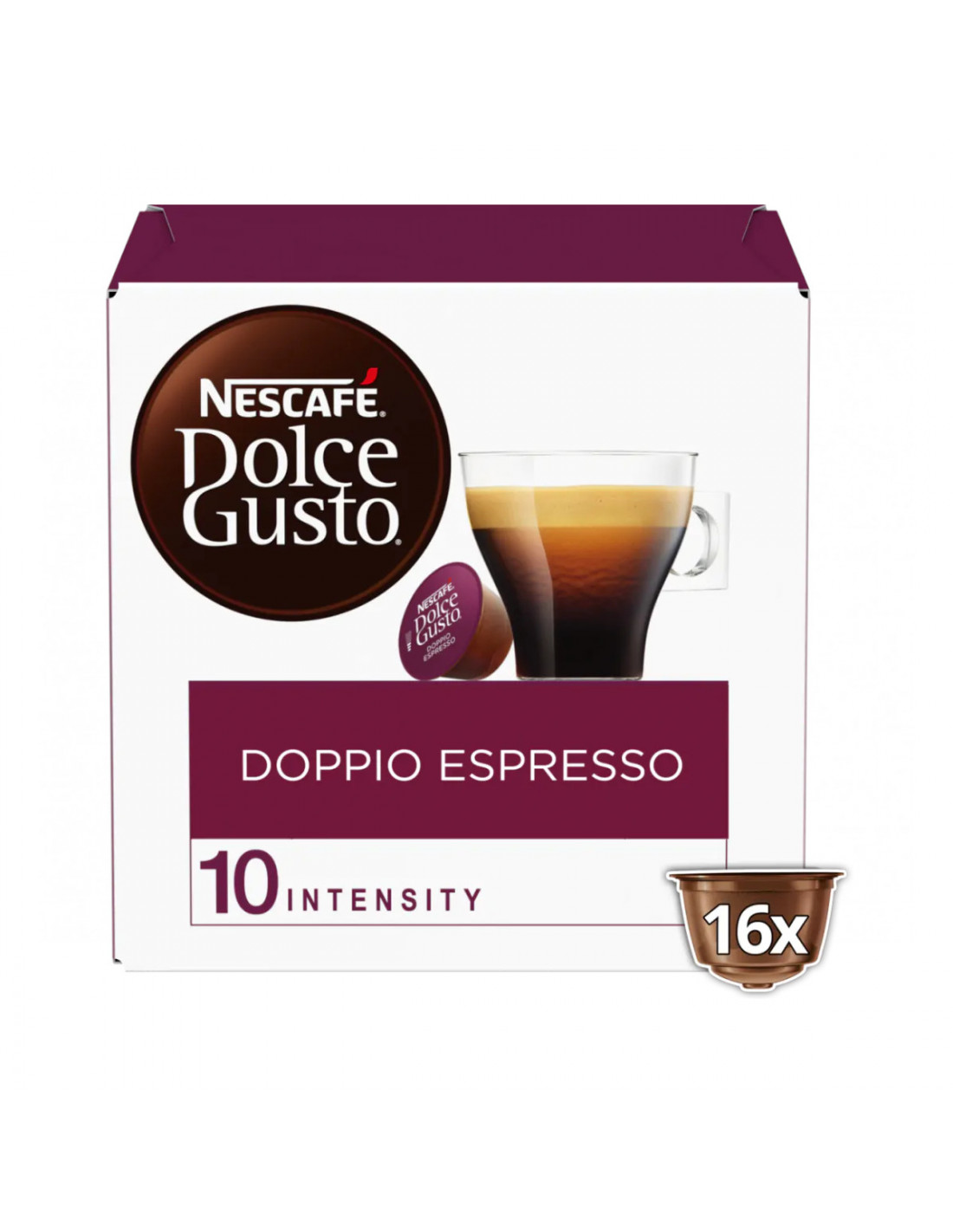 Dolce Gusto Espresso Doppio Compatible Capsules X Cps Nestle