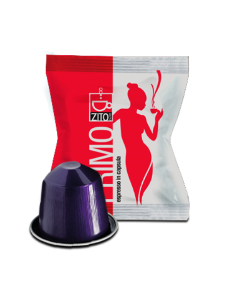 100 CAPSULES COMPATIBLE NESPRESSO - ZITO COFFEE - PRIMO