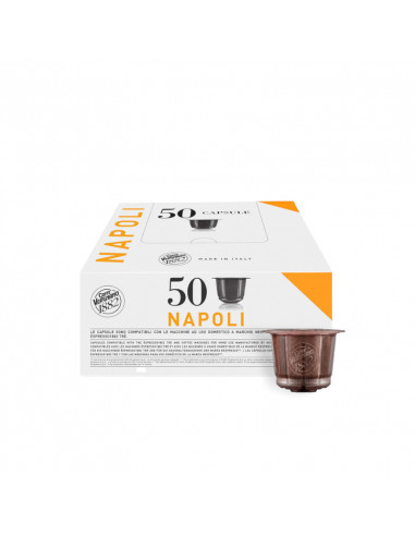 50 capsule compatibili Nespresso Napoli Generico - VERGNANO