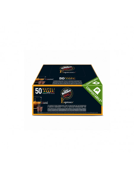 50 capsule compatibili Nespresso Napoli - VERGNANO