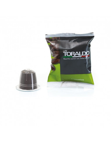 100 capsule compatibili Nespresso miscela Aromatica - Toraldo