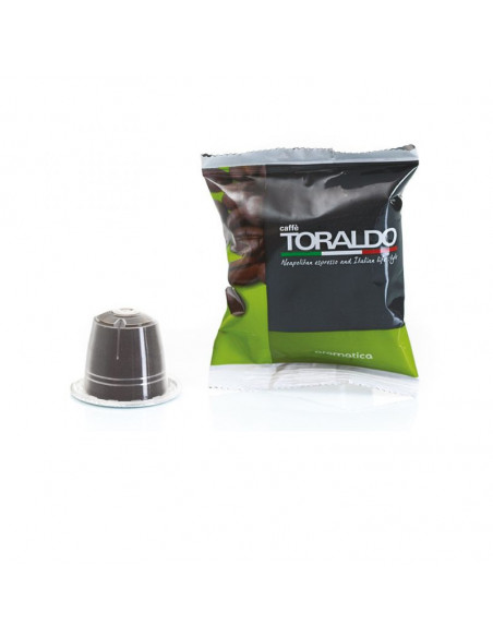 100 capsule compatibili Nespresso miscela Aromatica - Toraldo