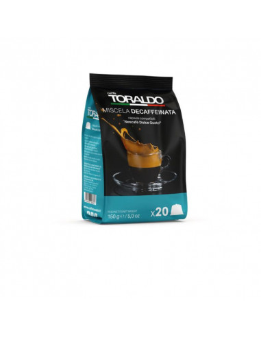 100 capsules compatible Nespresso mixture Deccafeinated - Toraldo
