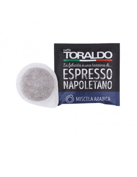 150 paper pods 44 mm Arabica - Toraldo