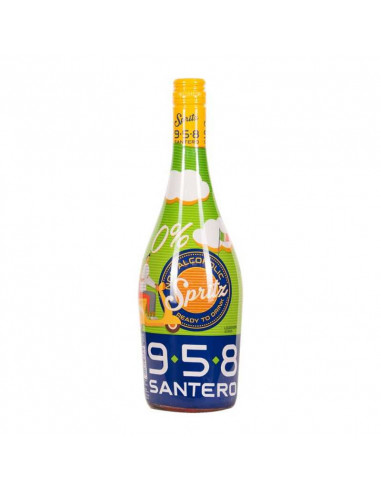 6 bottles 958 SANTERO SPRITZ ZERO lt 0,75