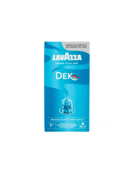 CAPSULE DECAFFEINATO ALLUMINIO COMPATIBILI NESPRESSO 10x10cps - LAVAZZA