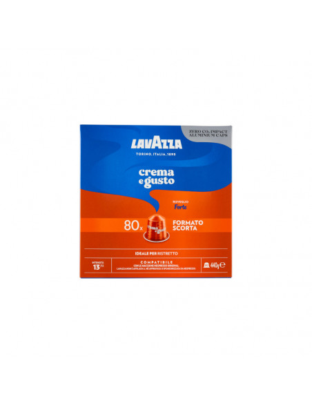 Capsules CeG FORTE aluminum compatible Nespresso 3x80cps - Lavazza
