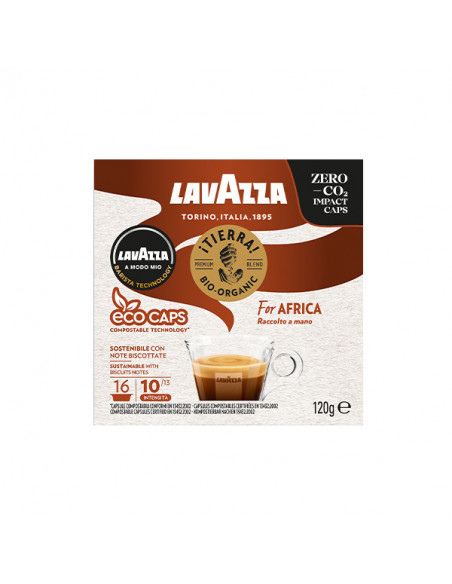 TIERRA CAPSULES FOR AFRICA COMPATIBLE A MODO MIO 16x16cps - LAVAZZA - LAVAZZA
