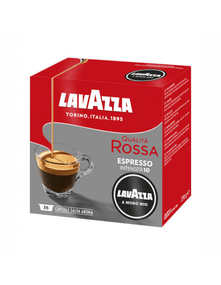 CAPSULE QUALITÀ ROSSA COMPATIBILI A MODO MIO 10x36cps - LAVAZZA