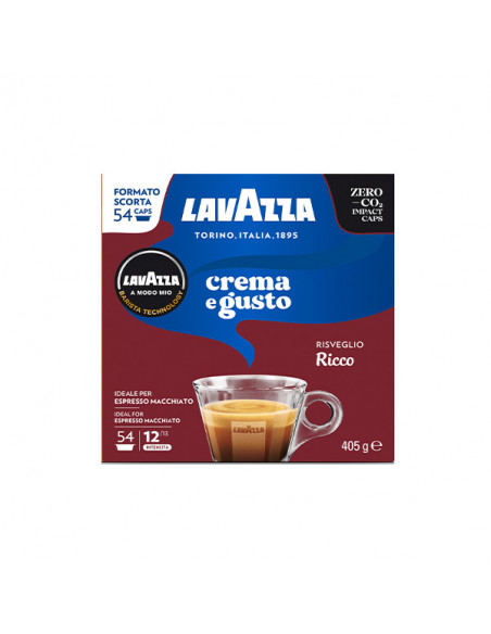 CAPSULE CREMA E GUSTO RICCO COMPATIBILI A MODO MIO 4x54cps  - LAVAZZA