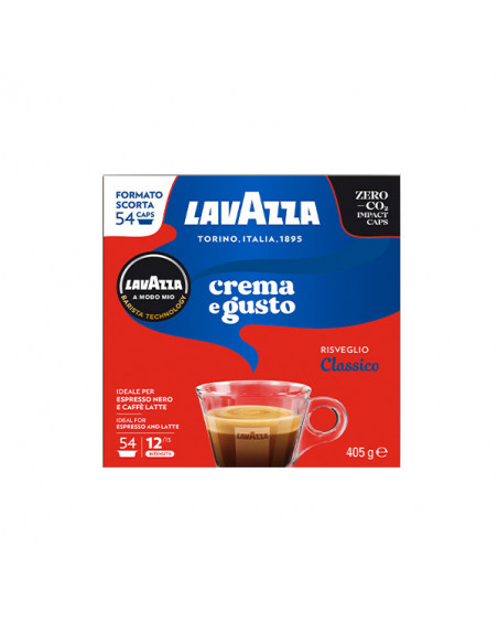 A Modo Mio compatible capsules CREMA E GUSTO CLASSICO 4x54cps - LAVAZZA