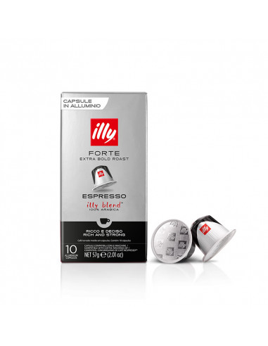 100 Nespresso FORTE compatible capsules - ILLY