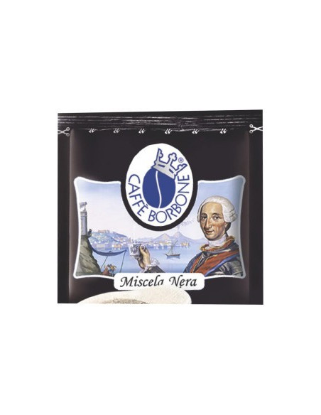 100 ESE PAPER FILTER PODS 44 mm NERA BLEND - BORBONE