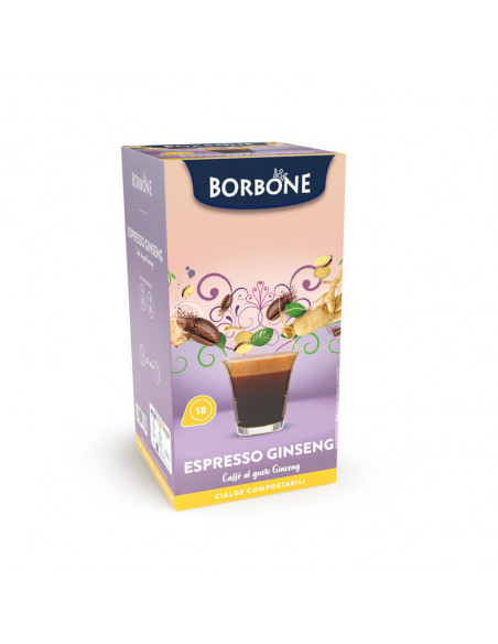 CIALDE FILTRO IN CARTA ESE 44 mm GINSENG 12x18cps - BORBONE