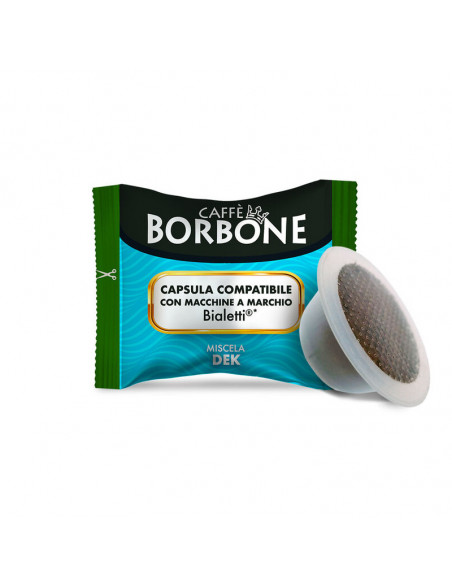 100 Capsule Decaffeinato compatibili Bialetti - Borbone