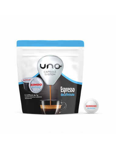 Illy Uno System Decaffeinated 6x16cps compatible capsules - KIMBO