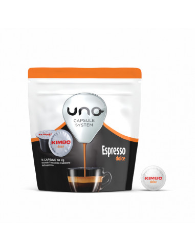 Illy Uno System Dolce 6x16cps compatible capsules - KIMBO