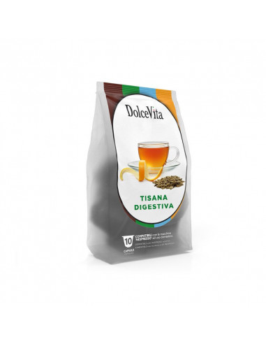 Nespresso compatible capsules Digestive Herbal Tea 10x10cps - DolceVita