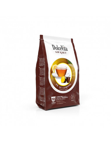 Nespresso-compatible capsules Lemon Tea 10x10cps - DolceVita
