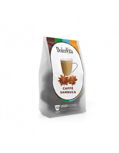 Nespresso-compatible capsules Sambuca 12x10cps - DolceVita