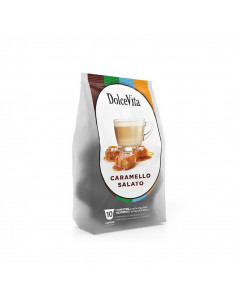 Nespresso-compatible capsules Salted Caramel 12x10cps -...