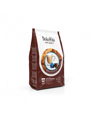 Nespresso-compatible capsules Biscottino 12x10cps - DolceVita