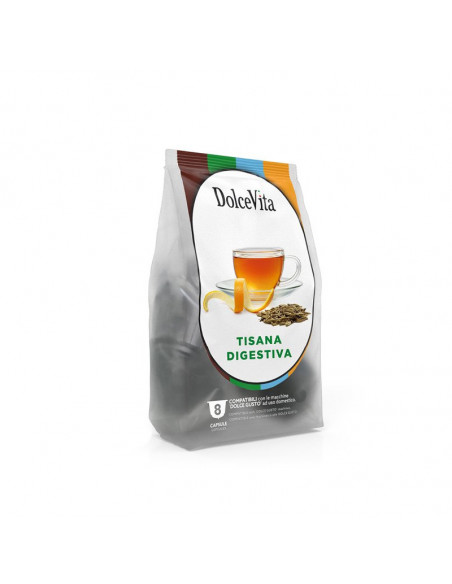 Capsule compatibili Dolce Gusto Tisana Digestiva 8x8cps - DolceVita