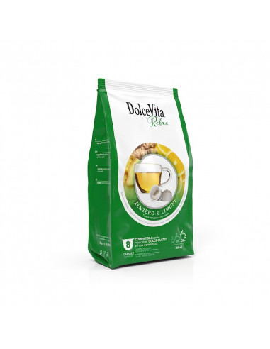 Dolce Gusto Ginger and Lemon 8x10cps compatible capsules - DolceVita