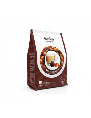 Dolce Gusto Compatible Capsules Hazelnut 5x16cps - DolceVita