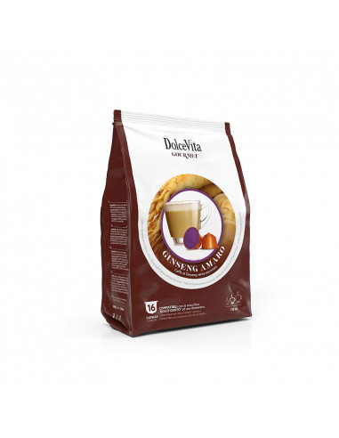 Capsule compatibili Dolce Gusto Ginseng Amaro 5x16cps - DolceVita