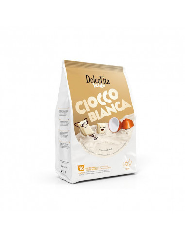 Dolce Gusto compatible capsules Cioccobianca 5x16cps - DolceVita