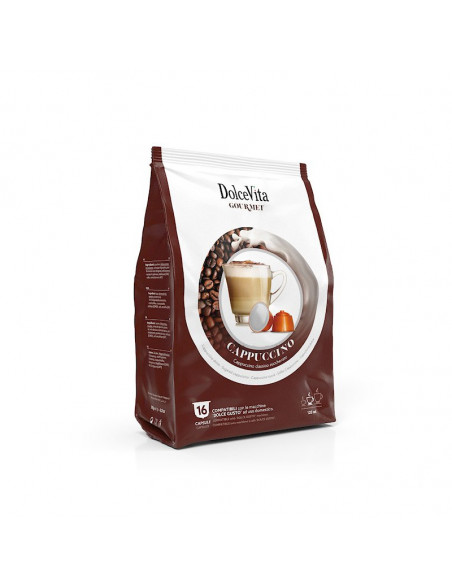 Capsule compatibili Dolce Gusto Cappuccino 5x16cps - DolceVita