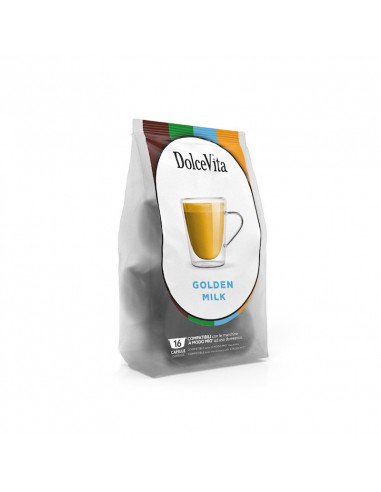 A Modo Mio compatible capsules Golden Milk 8x16cps - DolceVita