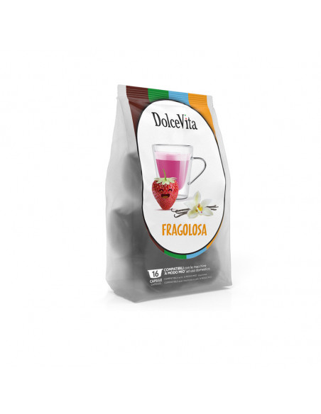 A Modo Mio compatible capsules Fragolosa 8x16cps - DolceVita