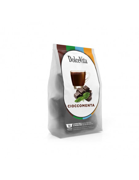 Capsule compatibili A Modo Mio Cioccomenta 8x16cps - DolceVita