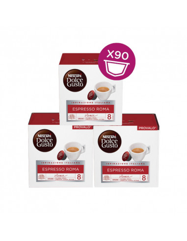 90 capsule compatibili Dolce Gusto Espresso Roma - NESTLE'