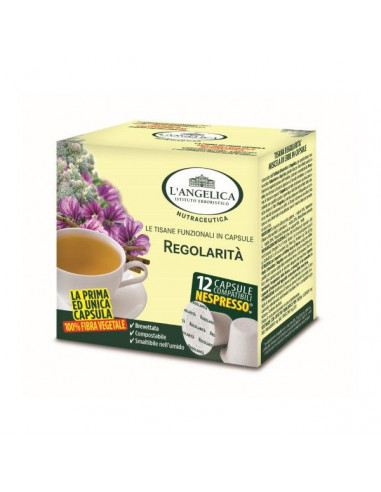 Capsule compatibili Nespresso Tisana regolarità 10x12cps - L'ANGELICA