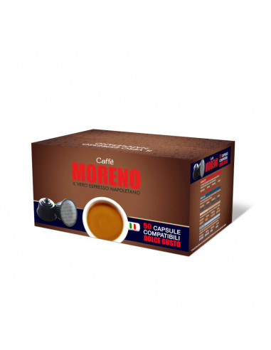 50 capsule compatibili Dolce Gusto Espresso Bar - MORENO