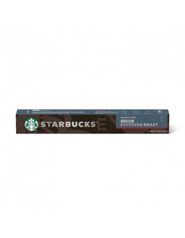 10 Nespresso compatible capsules Dark Espresso Roast Decaffeinated - STARBUCKS