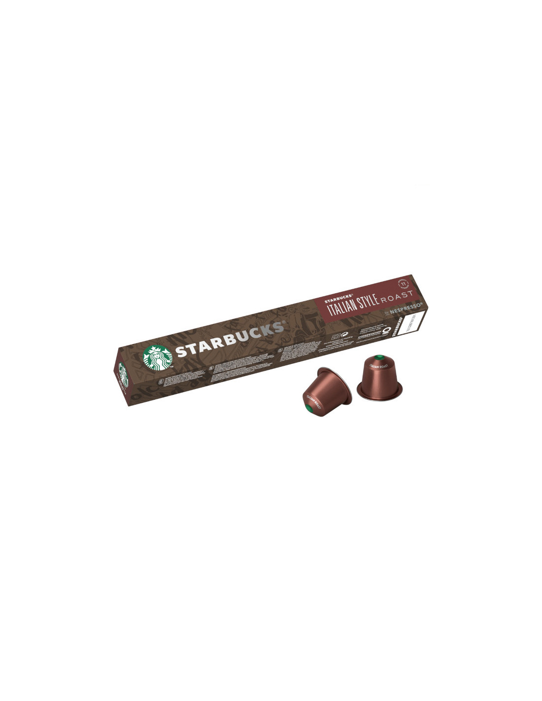 10 Nespresso Compatible Capsules Italian Style Roast - Starbucks