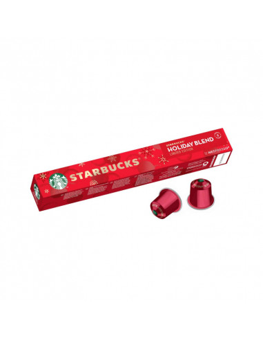 10 Nespresso Holiday Blend compatible capsules - STARBUCKS