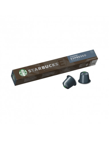 10 Nespresso compatible Dark Espresso Roast capsules - STARBUCKS