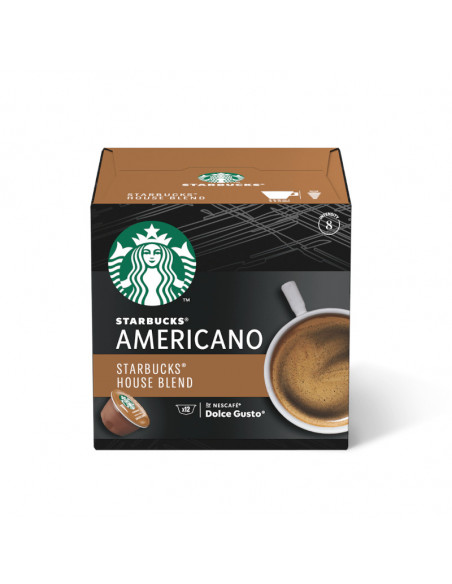 12 Capsule compatibili Dolce Gusto Americano Medium House Blend - STARBUCKS
