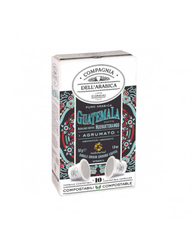 Nespresso Guatemala 6x10cps compatible capsules - CAFFÈ CORSINI