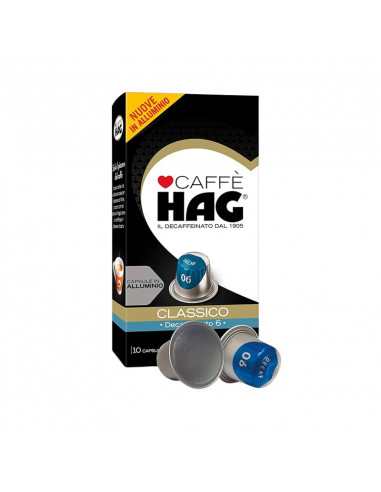Nespresso compatible capsules Decaffeianto 10x10cps - HAG