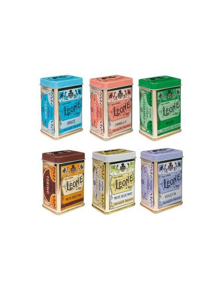 Espositore Pastiglie Lattine Classiche 42g - Conf. 18 - LEONE