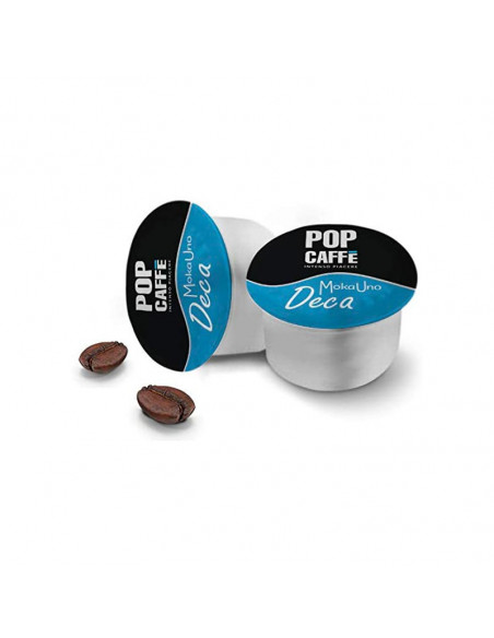 Capsules Dek compatible Uno System 4 10x10cps - POP MOKA-CUP