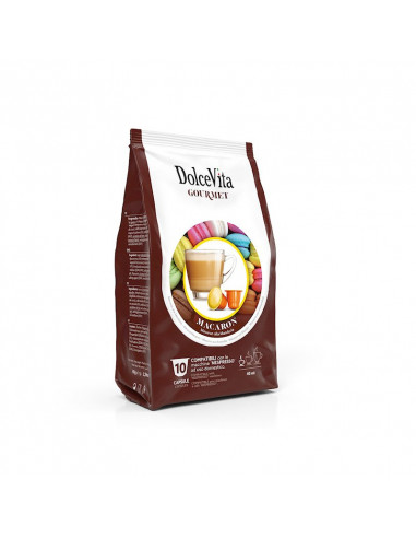 Nespresso-compatible capsules Macaron almond 12x10cps - DolceVita
