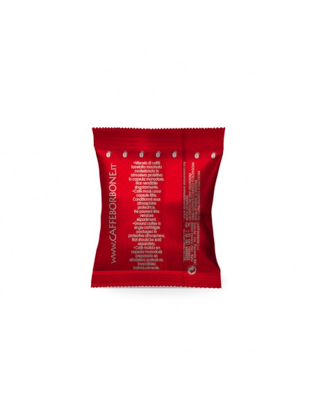 50 Espresso Point Compatible Capsules Rossa - BORBONE