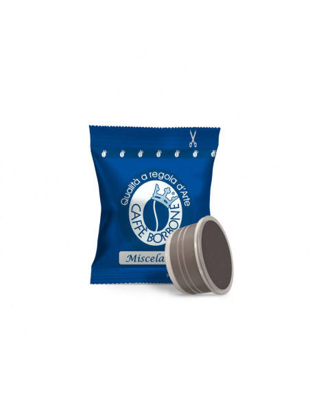 50 Compatible Capsules Espresso Point Blu - BORBONE